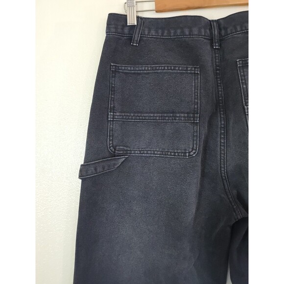 ELWOOD Industry Pant Size 32 Carpenter Utility Denim Jeans Black - Picture 7 of 13